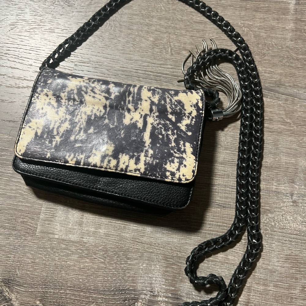 Aimee Kestenberg Leather Purse Crossbody Tassell‎